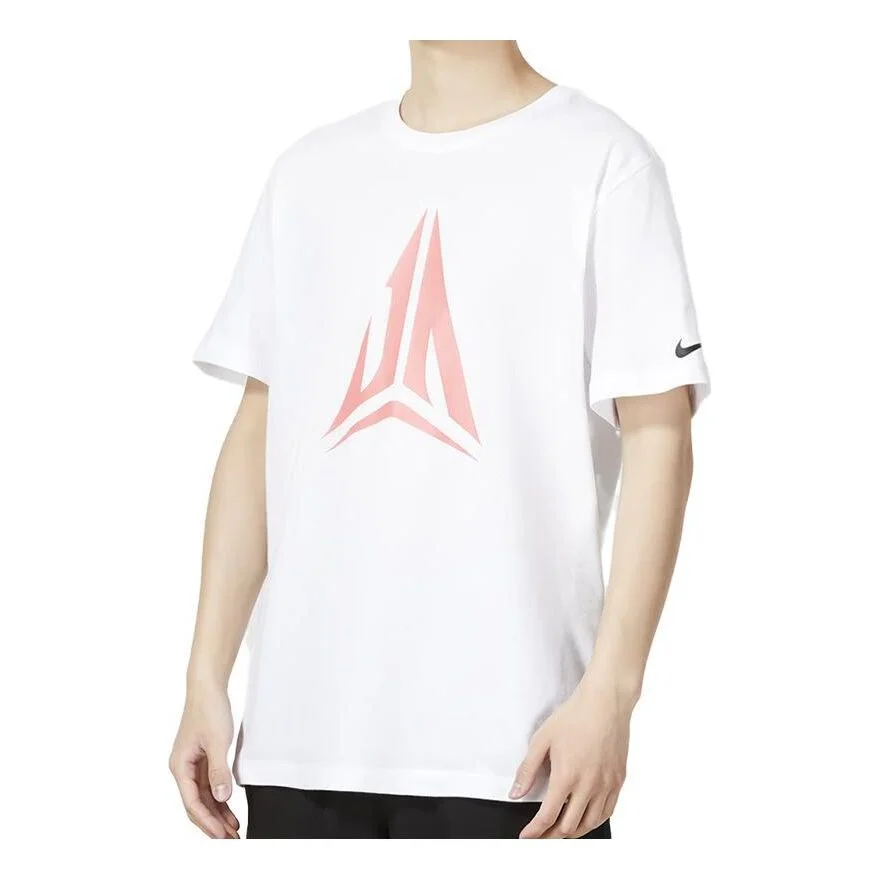 Nike Ja Morant 로고 티셔츠 'White' FD0057-100 - 1