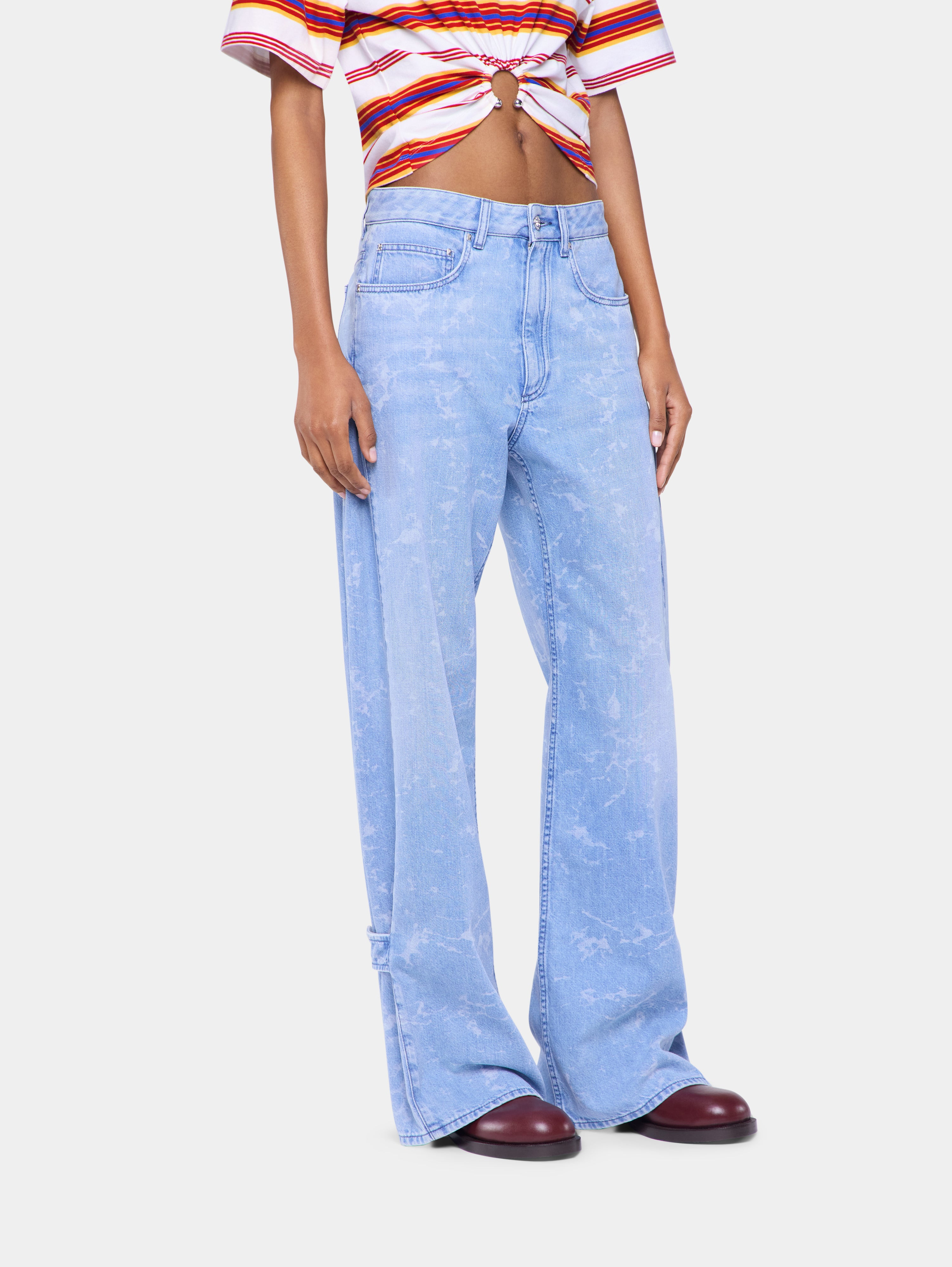 BAGGY JEANS IN DENIM - 4
