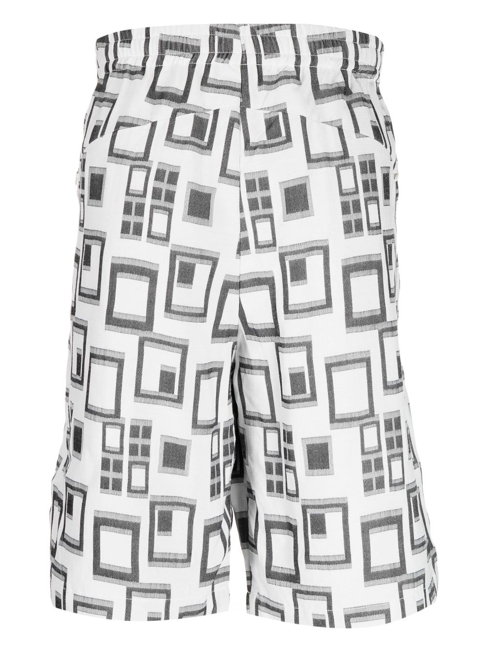 geometric-print Bermuda shorts - 2