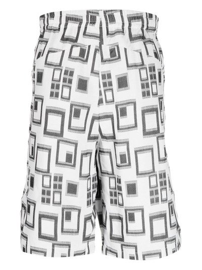 NEEDLES geometric-print Bermuda shorts outlook