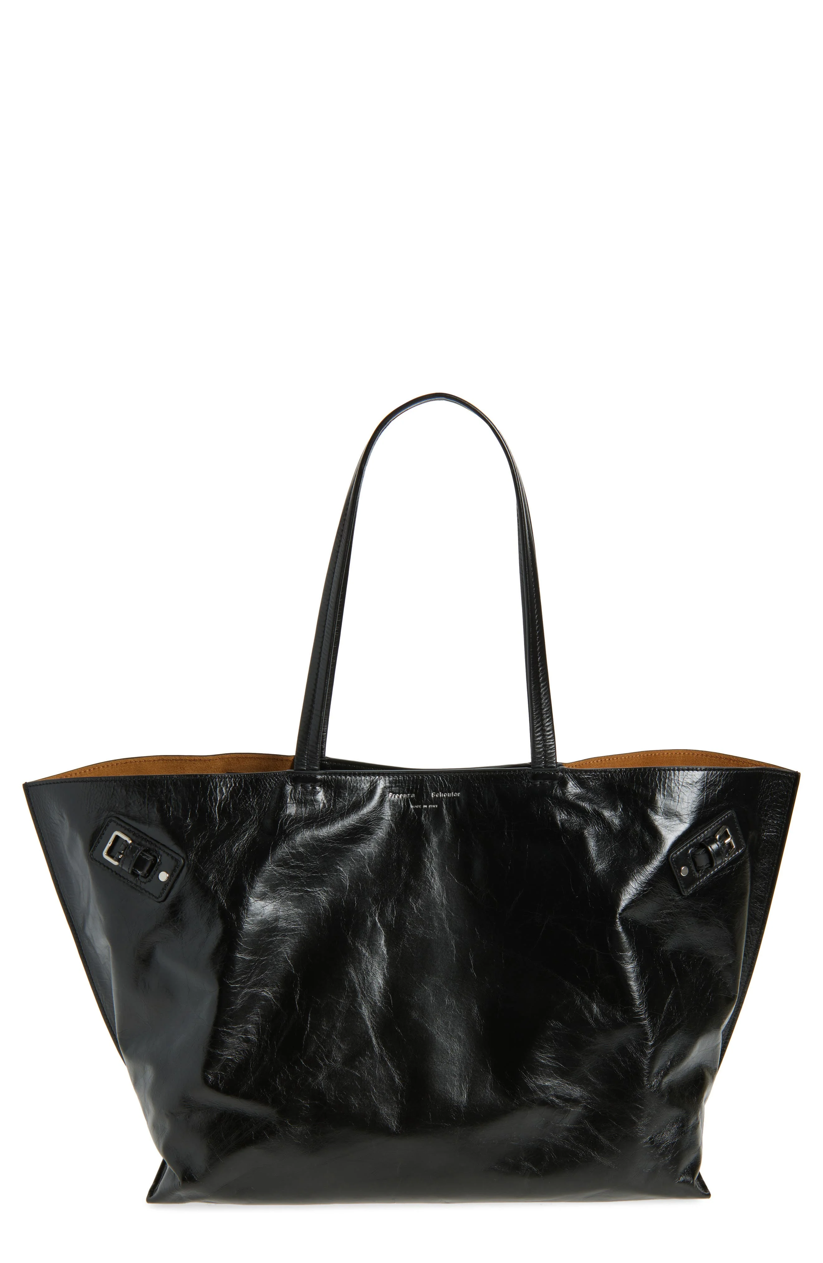 Proenza Schouler Days Leather Tote in Black at Nordstrom - 1