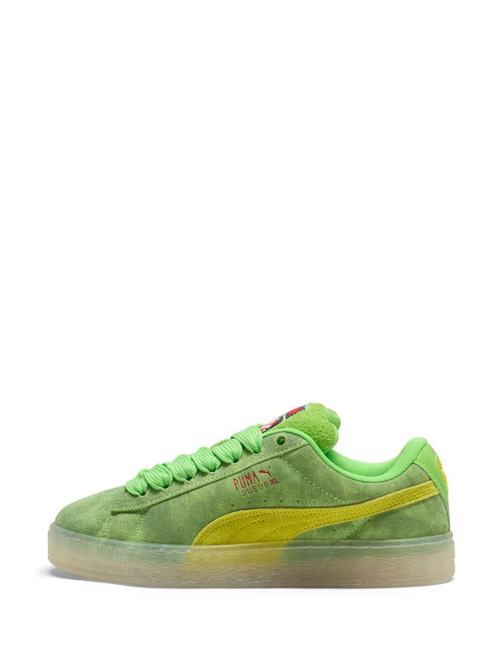 x Ghostbusters Suede XL Slimer "Green/Lime Smash/Warm White" sneakers - 2