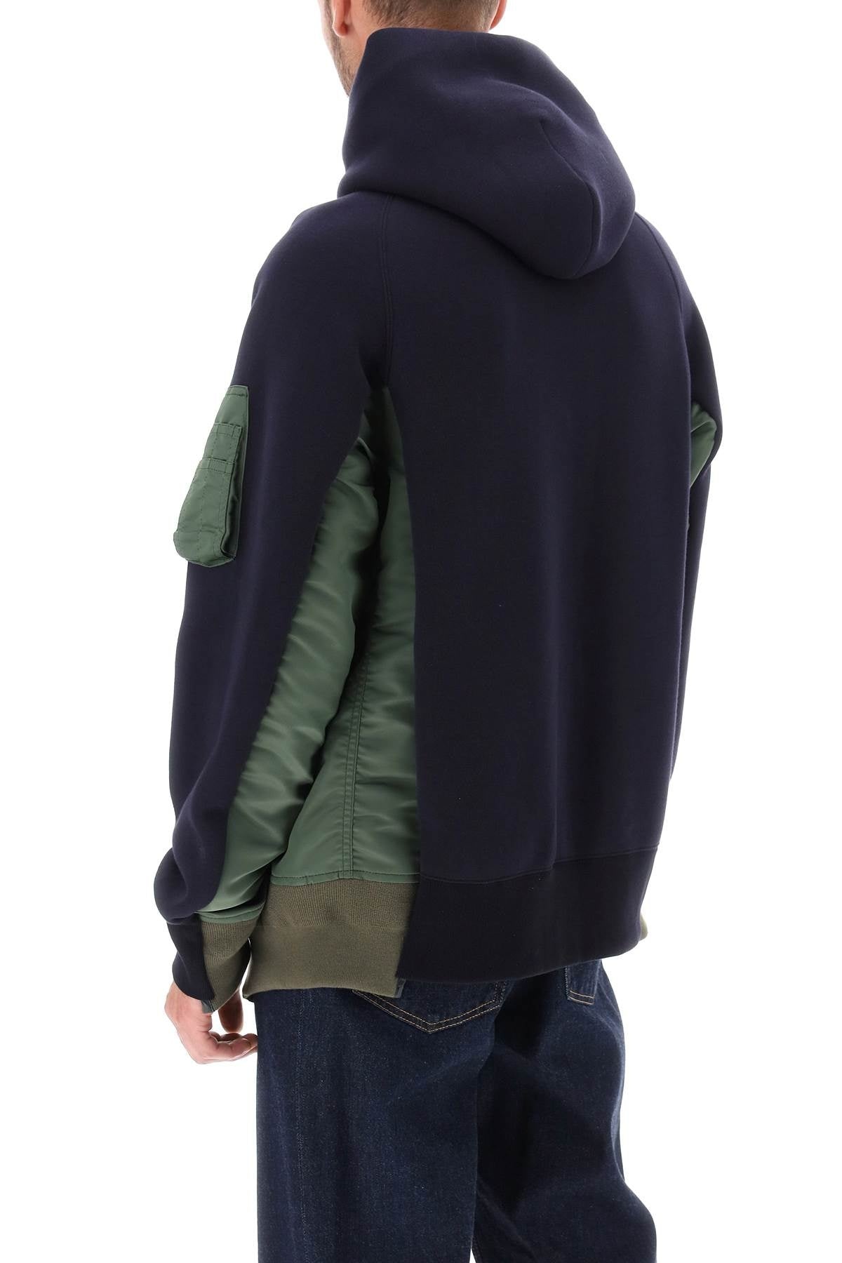 Sacai Sweatshirt With Contrasting Inserts Men - 3