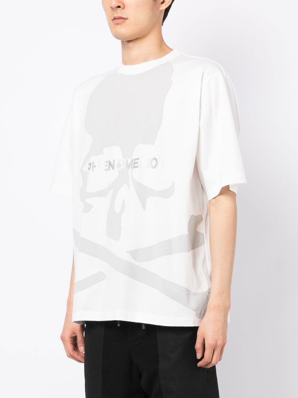 skull-print detail T-shirt - 3