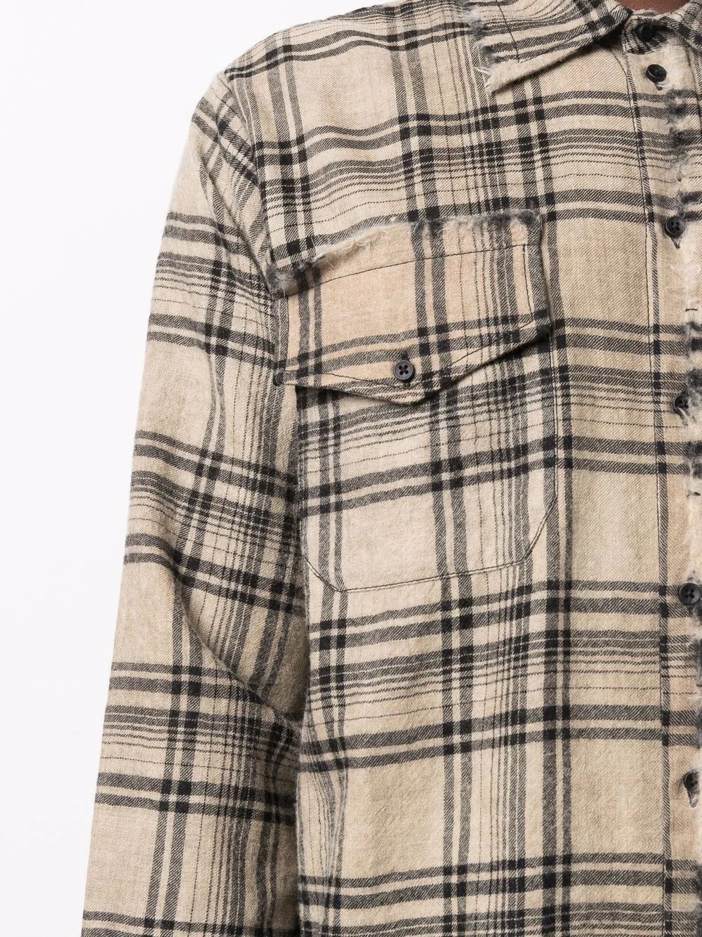 oversized check shirt - 5