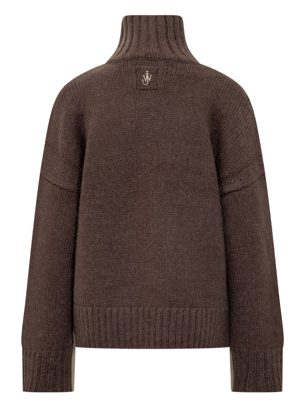 two-tone panelled sweater - 2