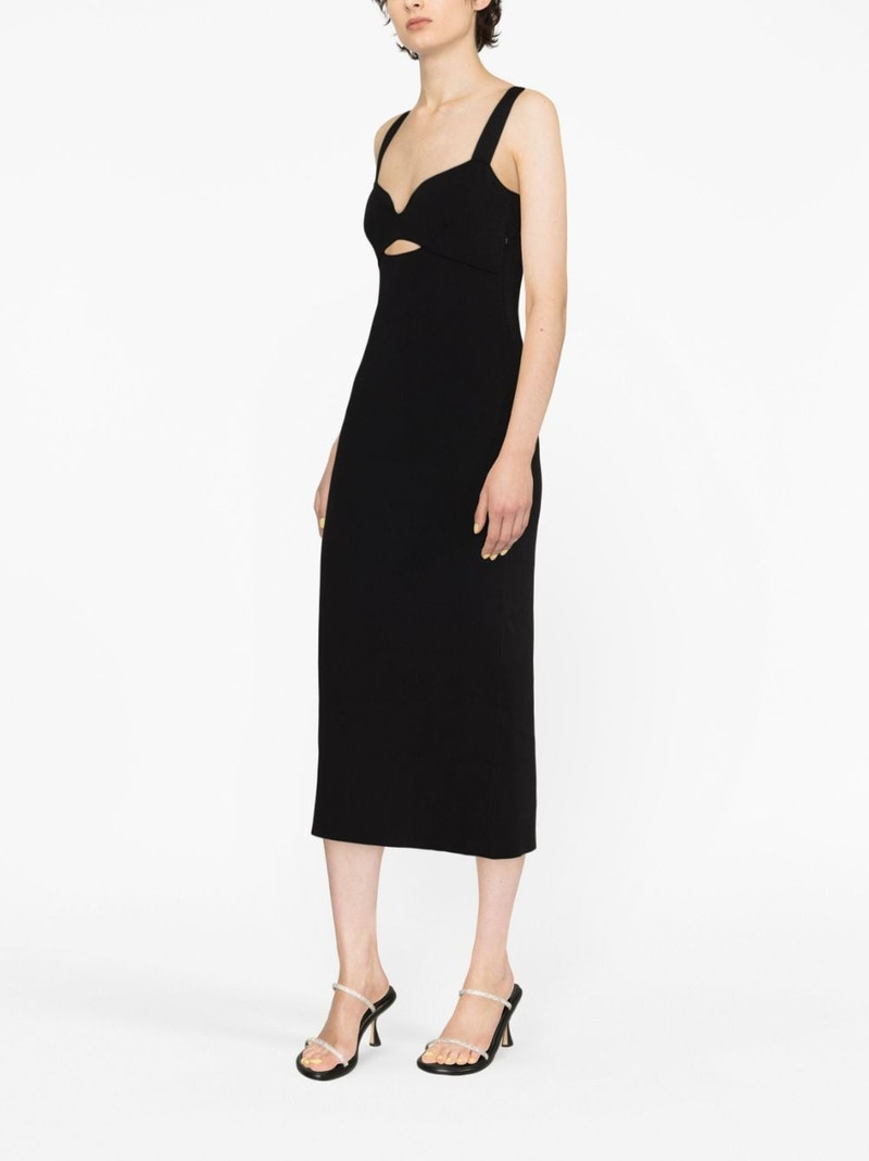 cut-out knitted midi dress 3