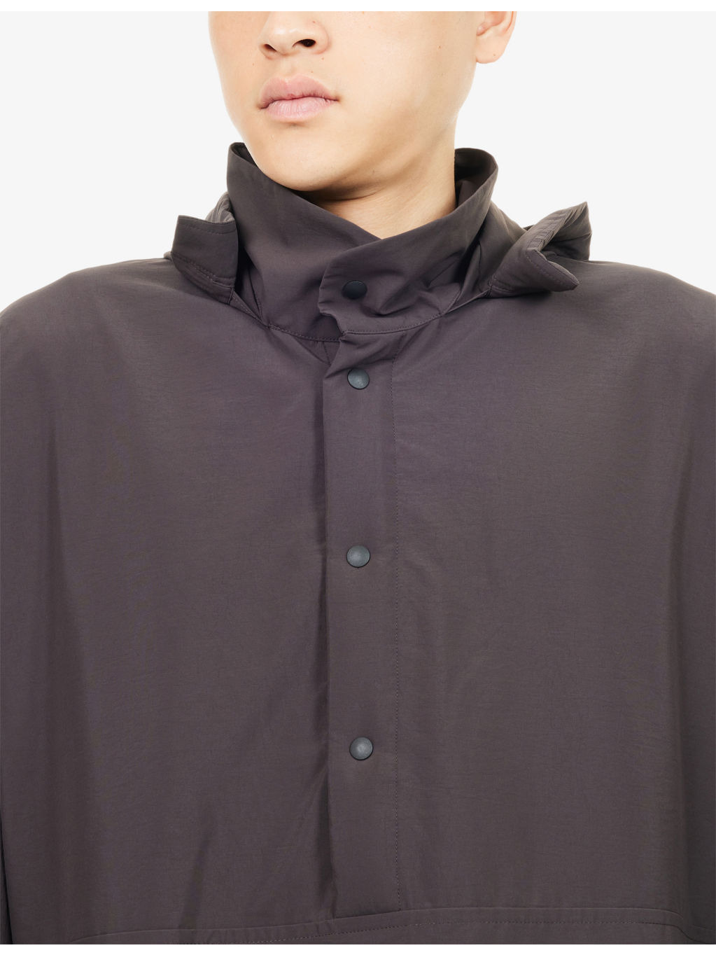 Padded Rim Hooded Woven Shirt - 5
