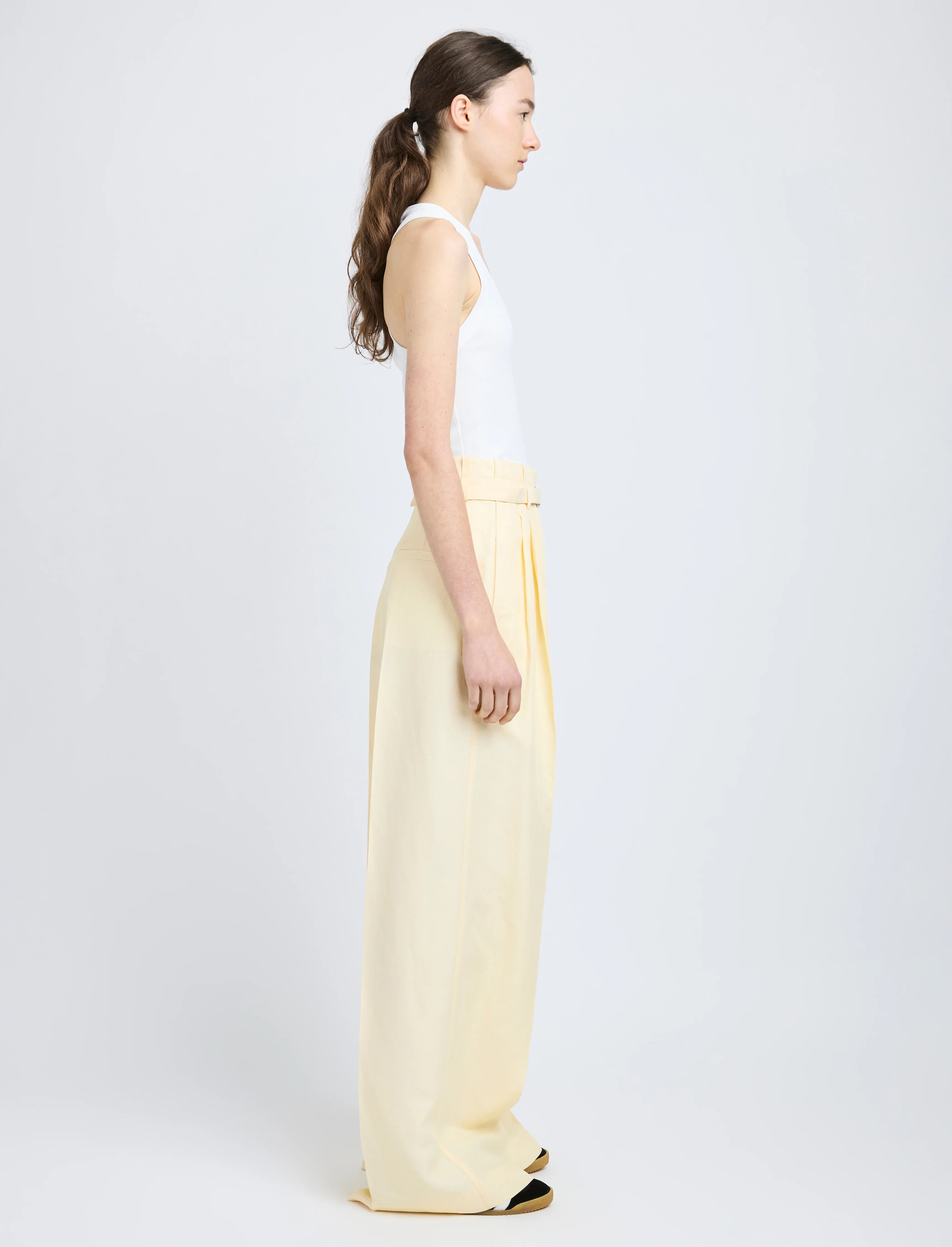 Jules Pant in Linen Viscose - 3