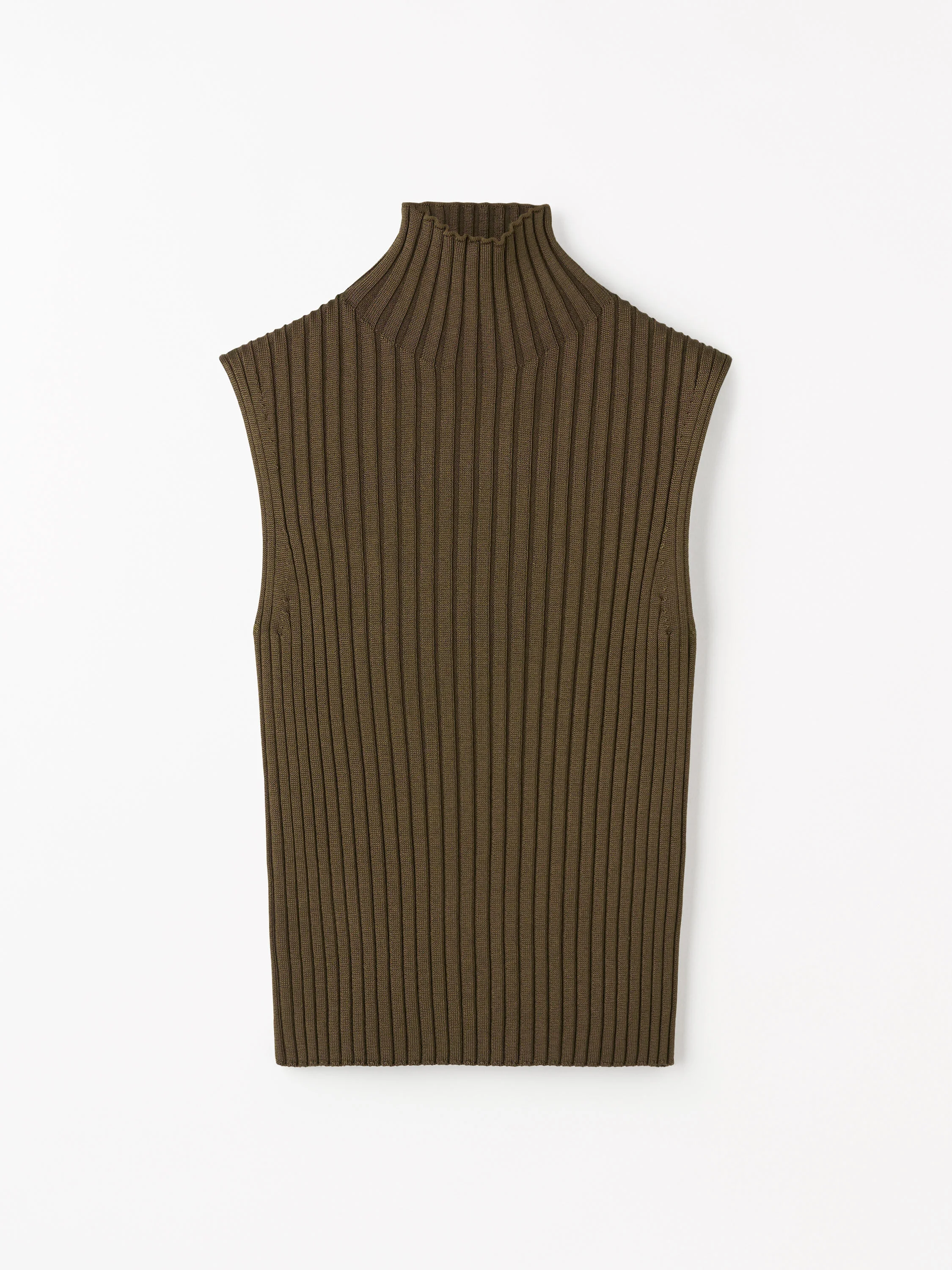 Isabella Mock-Neck Knit Vest - 1