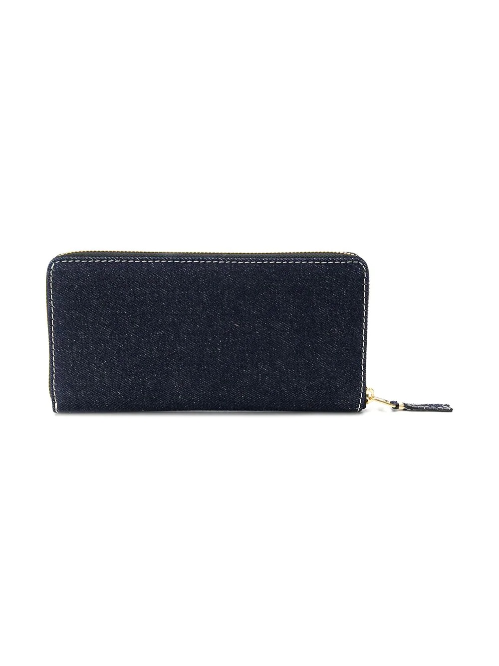 denim zip around wallet - 2