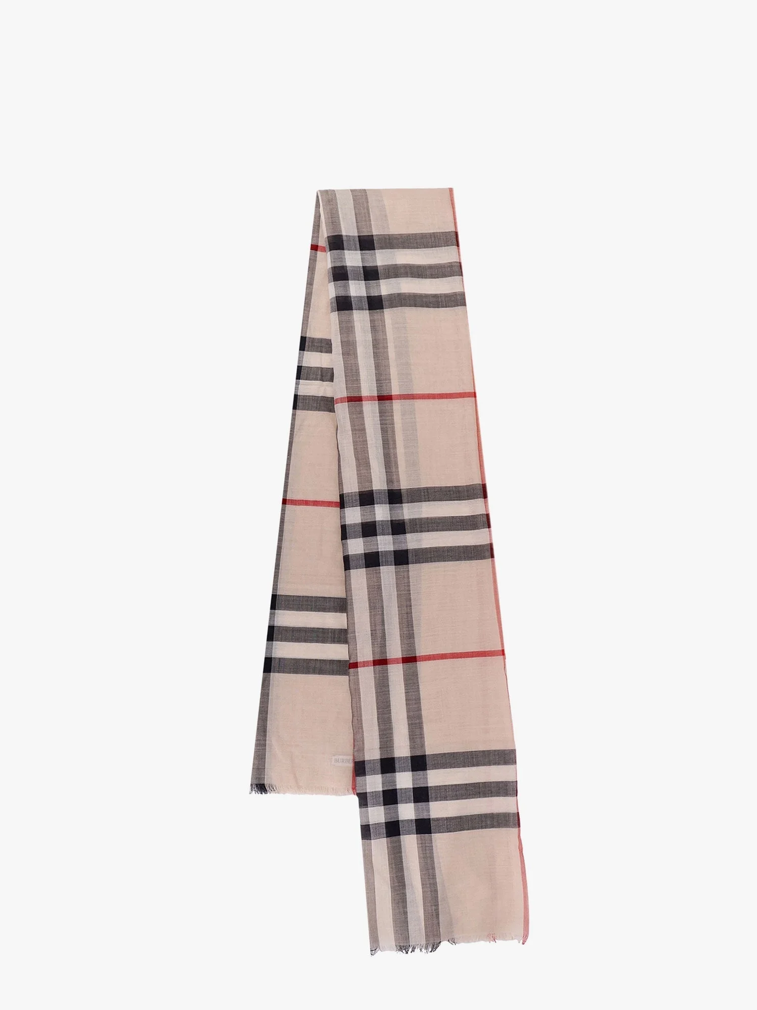 Burberry Certified Wool And Silk Scarf - 1