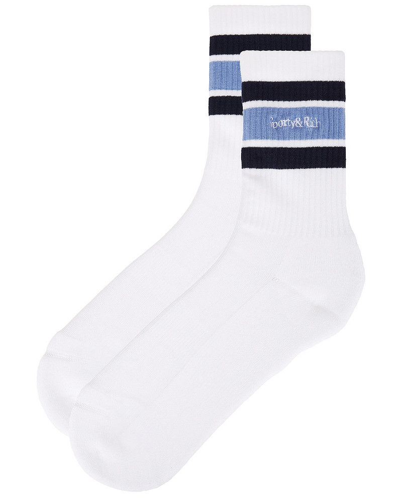 Sporty & Rich Serif Logo Socks outlook