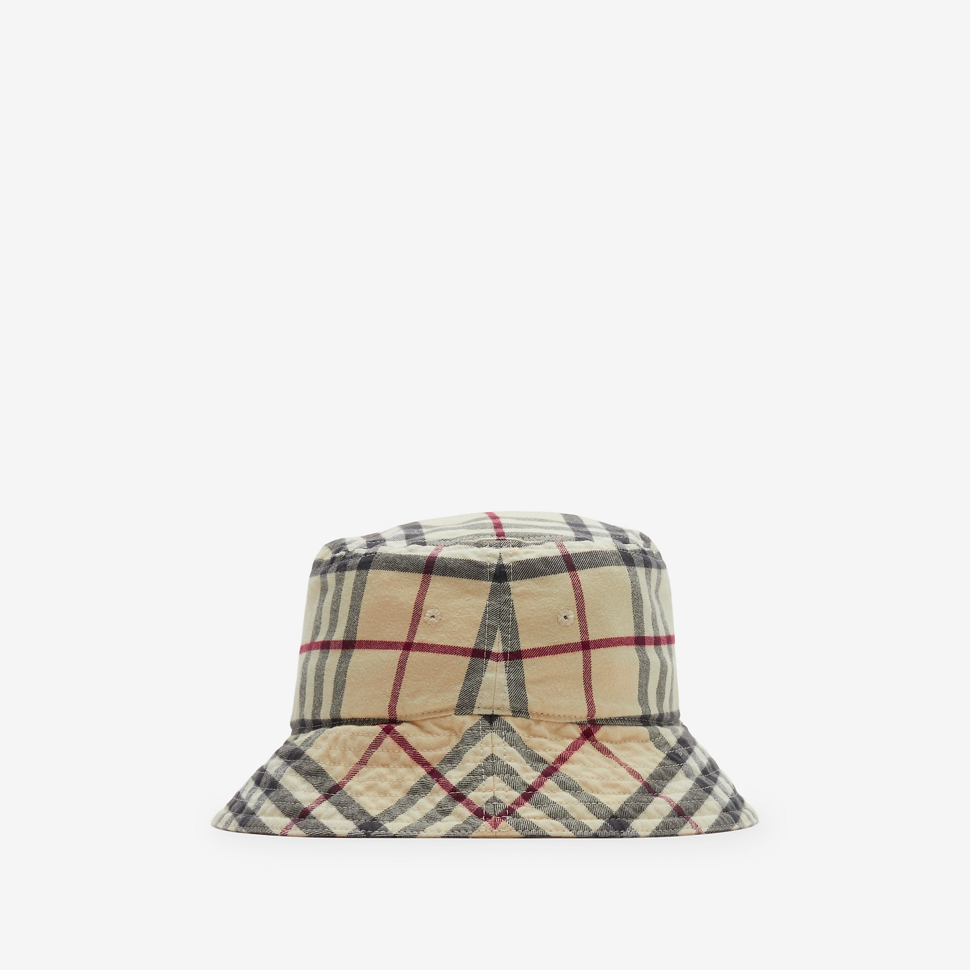 Check Cotton Bucket Hat - 5