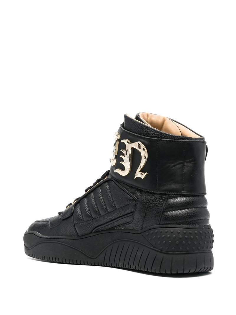 logo high-top sneakers 3