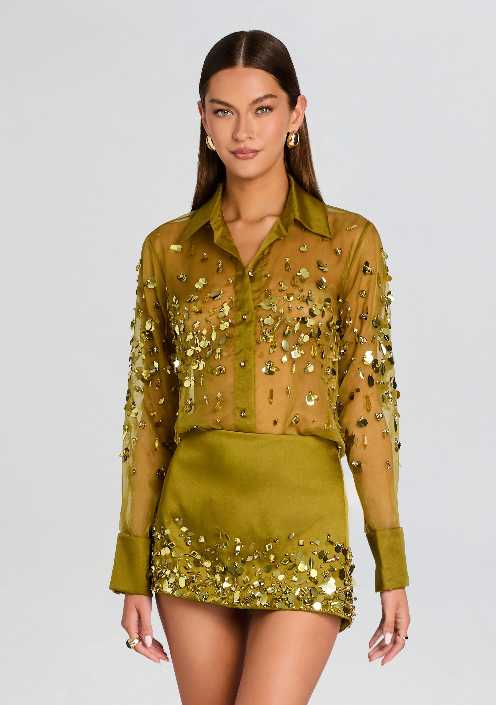 QUILLY EMBROIDERED BLOUSE - 1