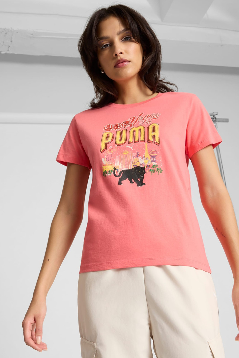 PUMA Las Vegas Billboards Women's Tee outlook