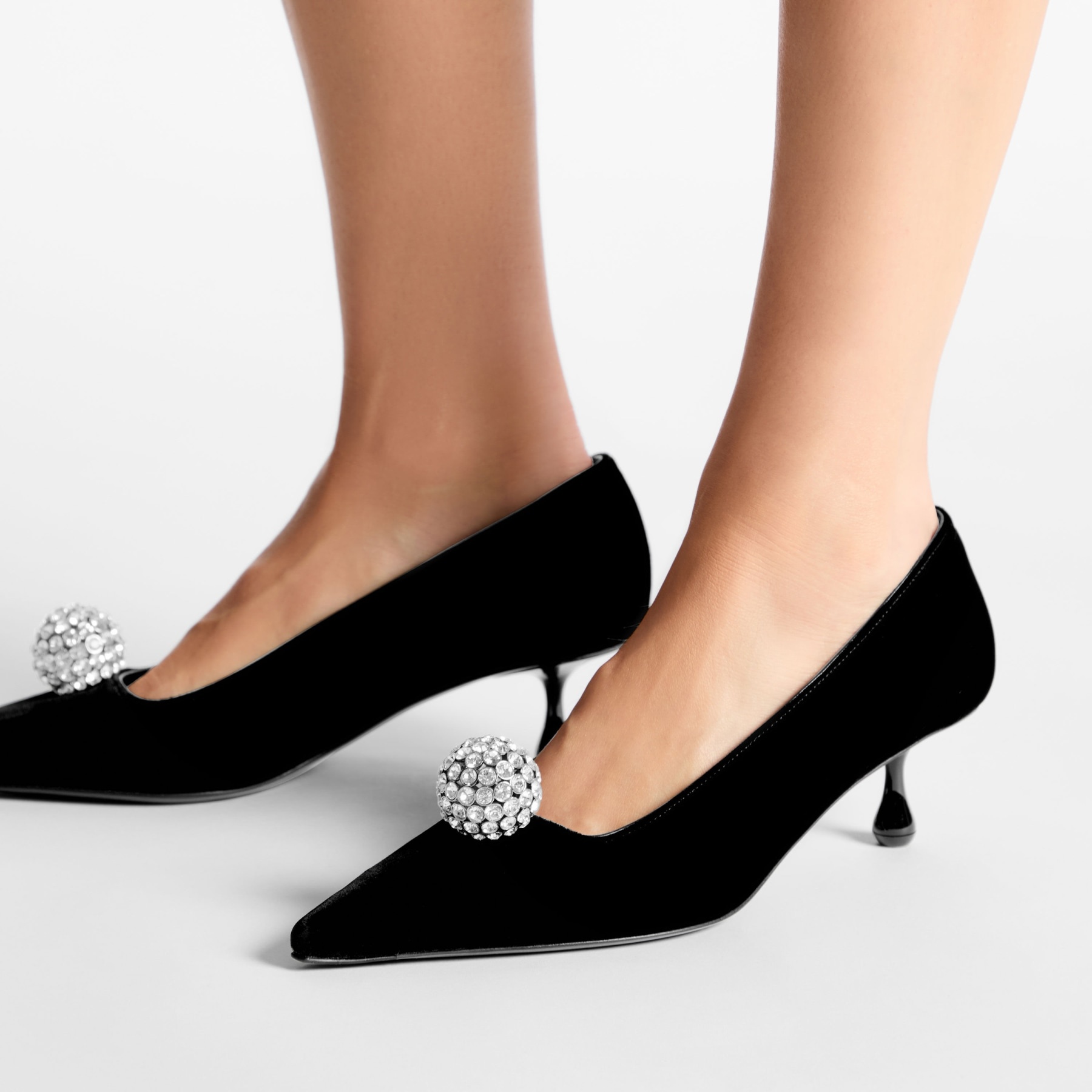 Orb Pump 50
Black Velvet Pumps - 2