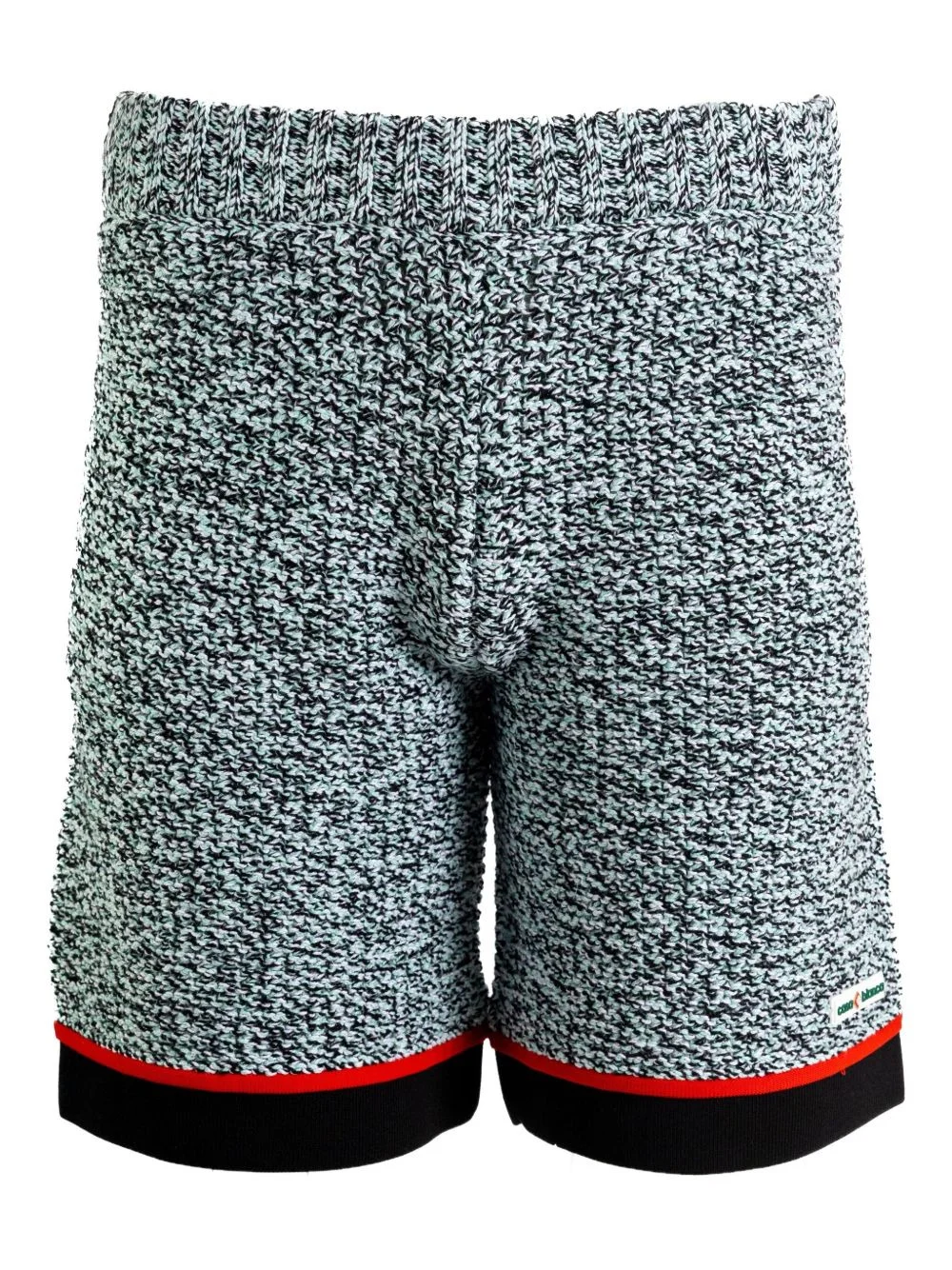 textured-trim shorts - 1