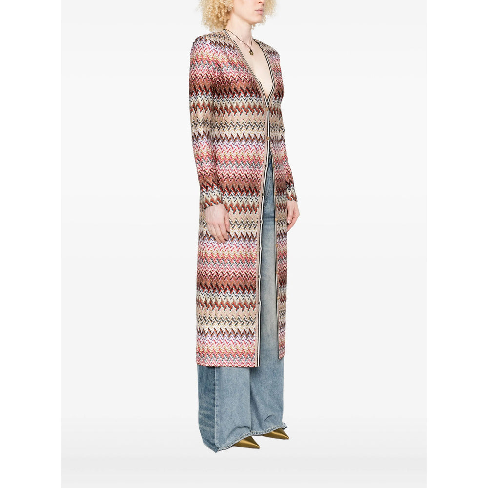 Missoni Pink Knitwear - Cardi-Coats Women - 4