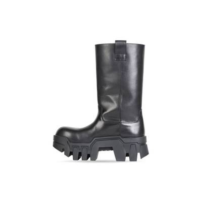 BALENCIAGA Women's Bulldozer Boot in Black outlook