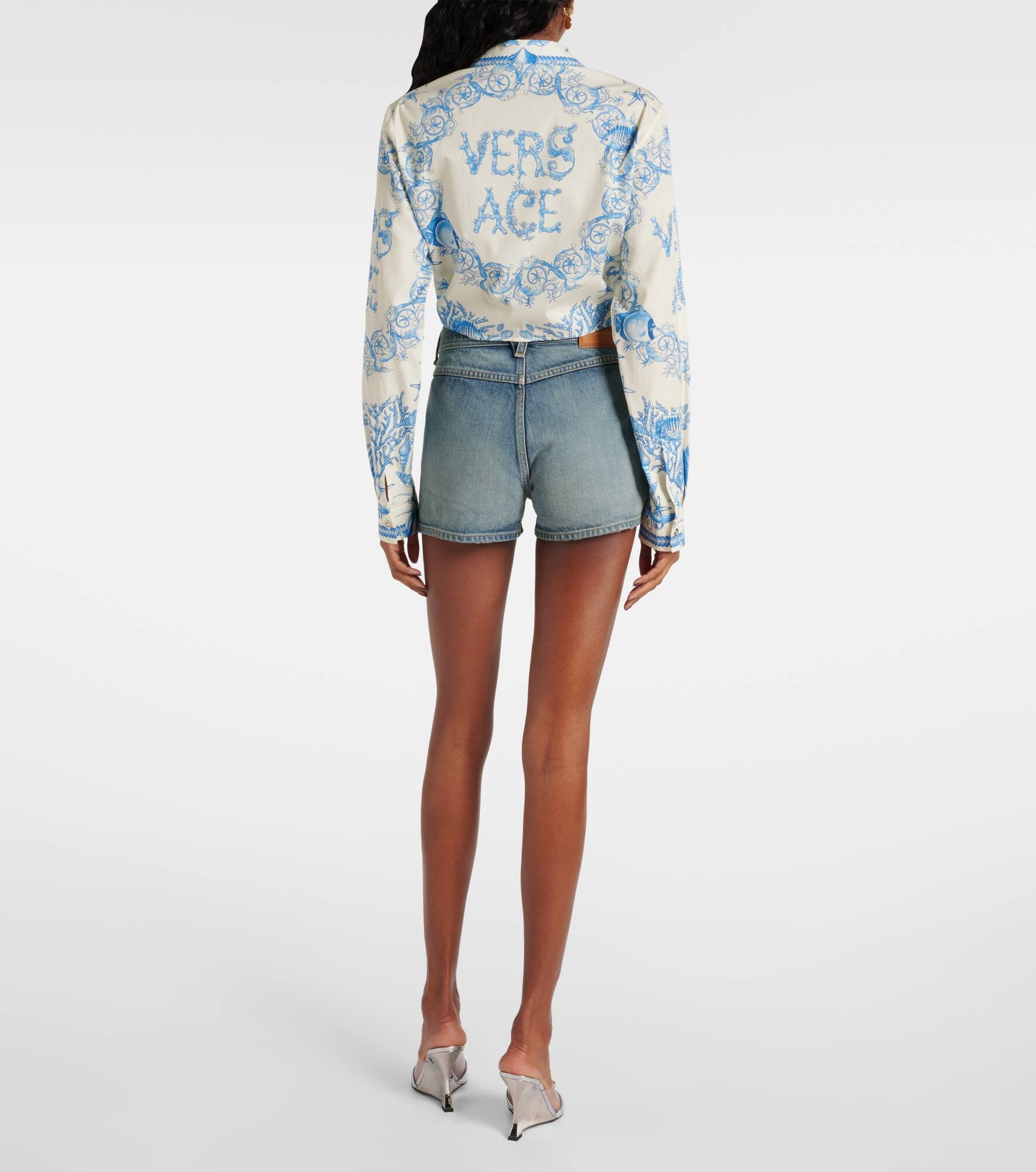 Underwater Barocco crop top - 3