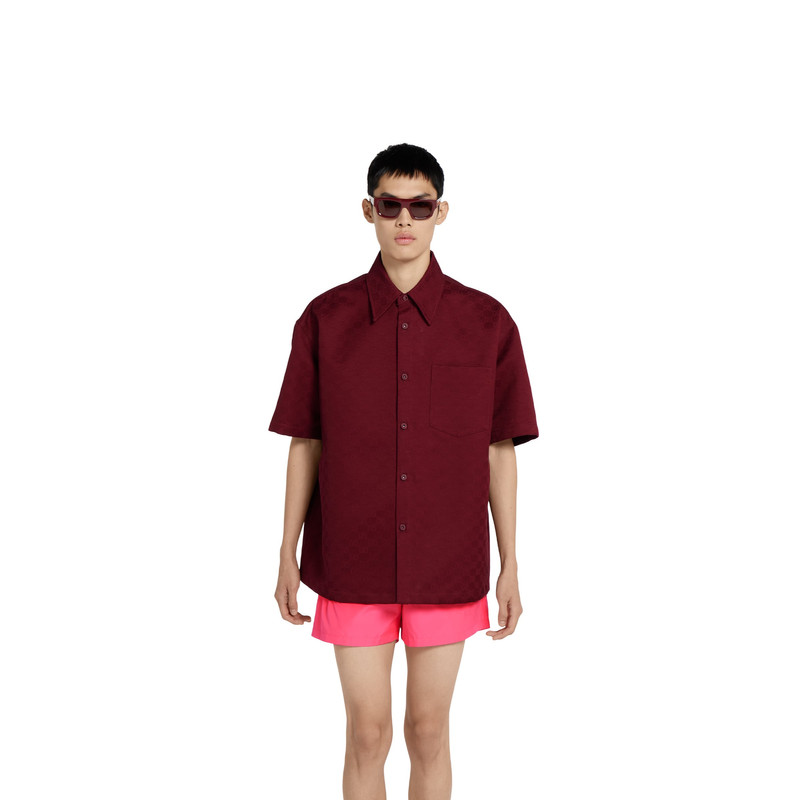 Oversize GG cotton shirt 3