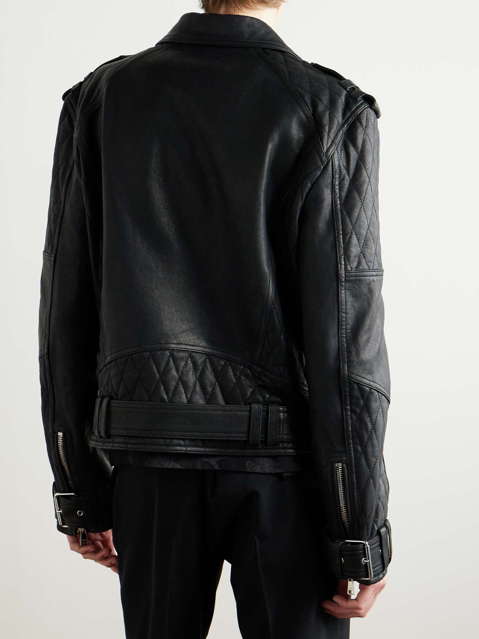 Quilted Leather Jacket - 3