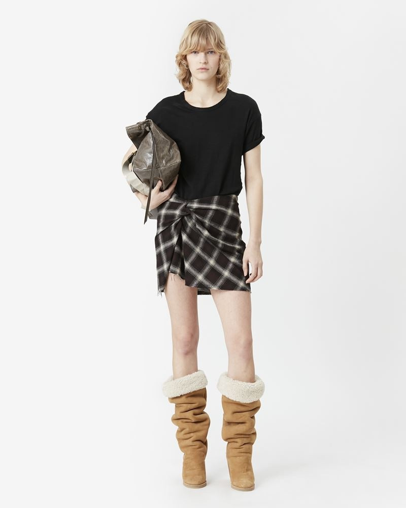 NATACHA CHECKED MINI SKIRT 4