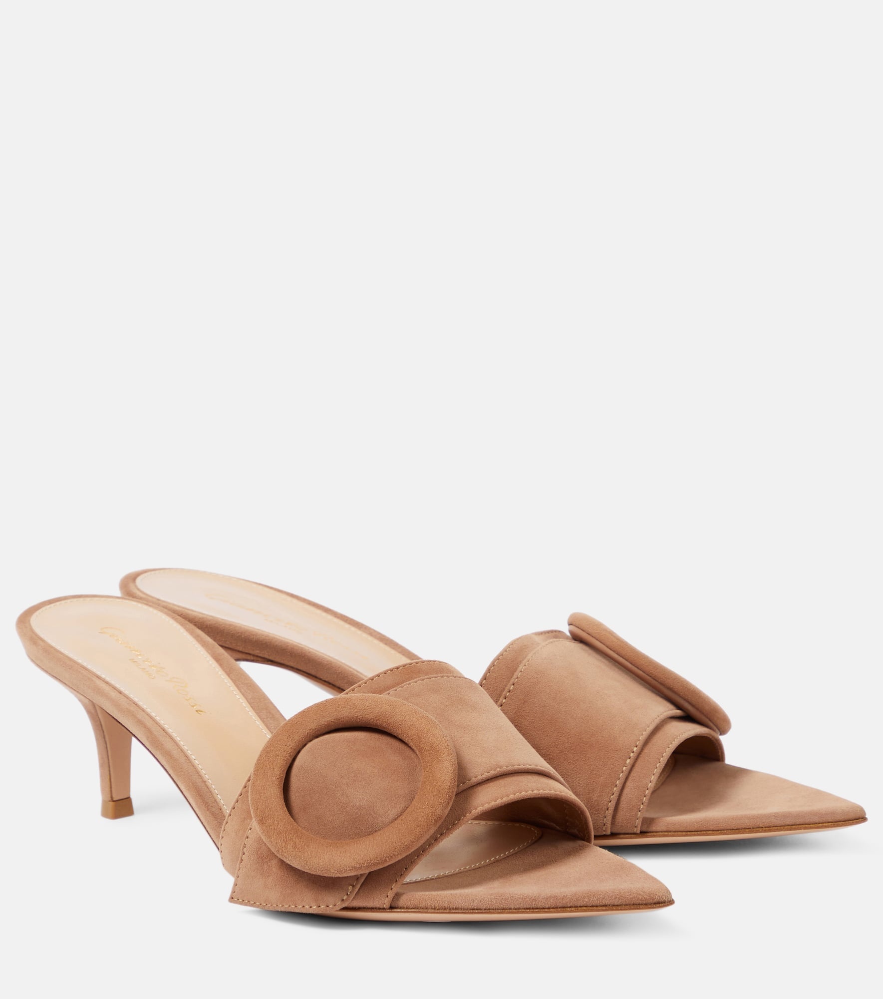 Suede mules - 1