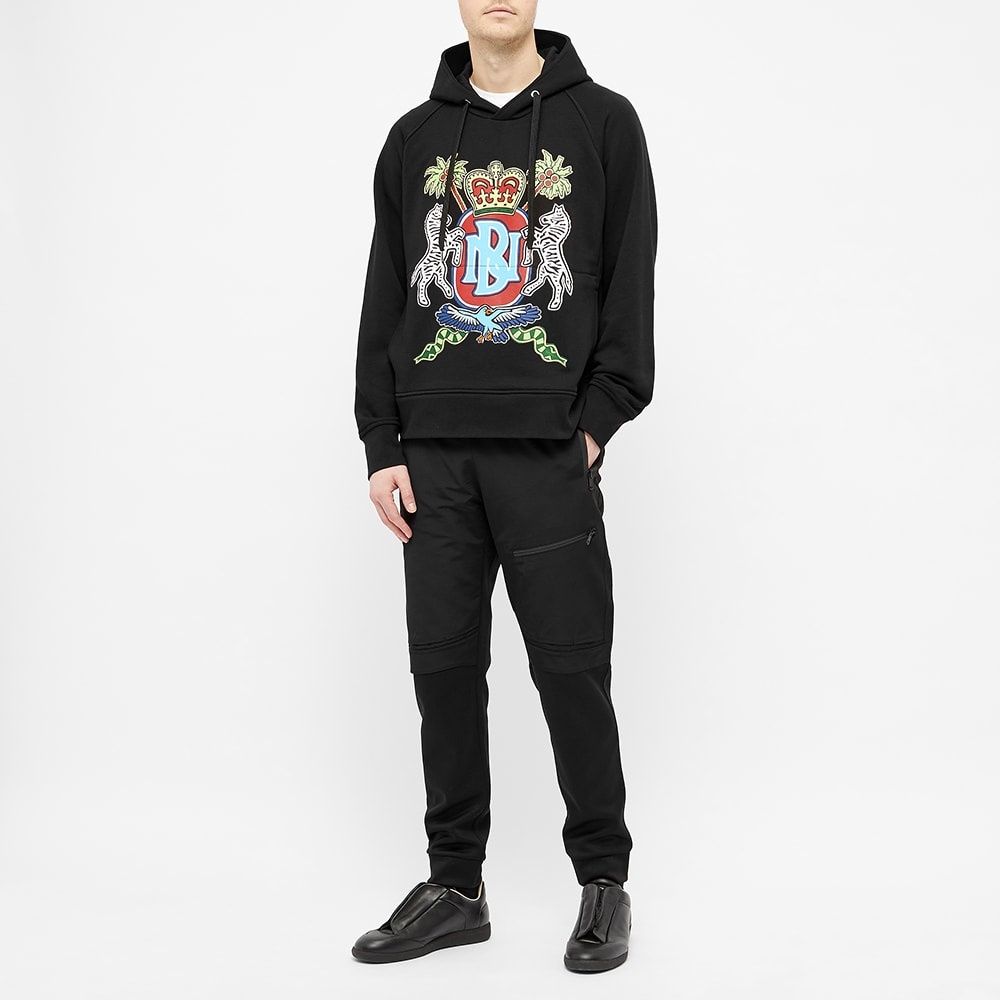 Neil Barrett Coat of Arms Printed Popover Hoody - 6