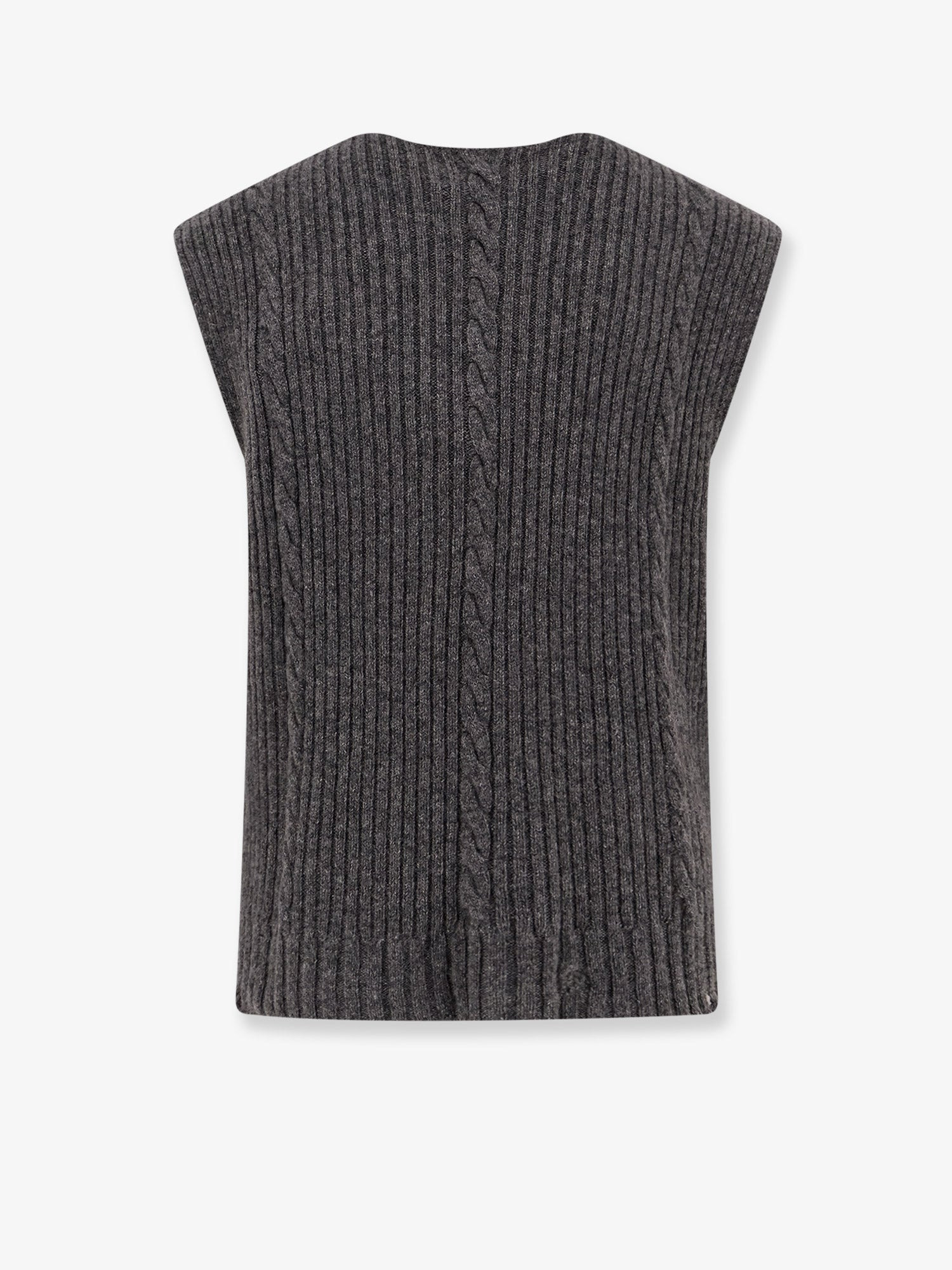 Enfants Riches Deprimes Cachemere Vest With Destroyed Effect - 2