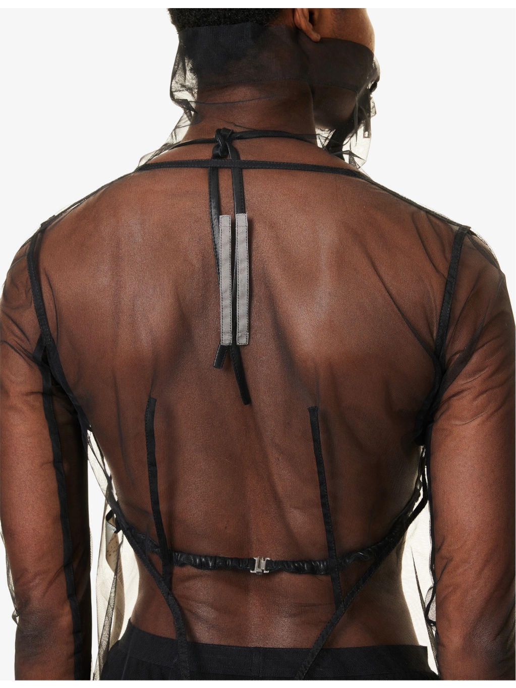 Naska Asymmetric-Hem Slim-Fit Leather Jacket - 7