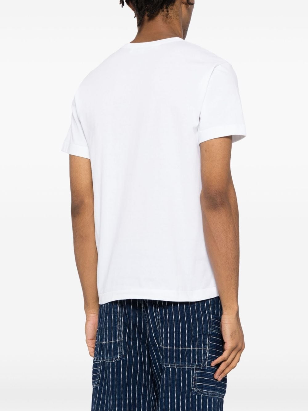 signature heart motifcotton T-shirt - 5