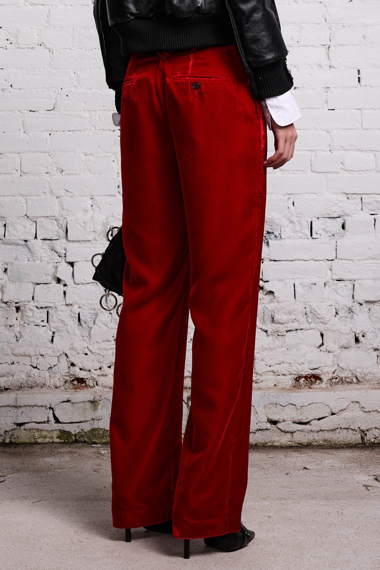 LEMMY TROUSER - RED VELVET - 6