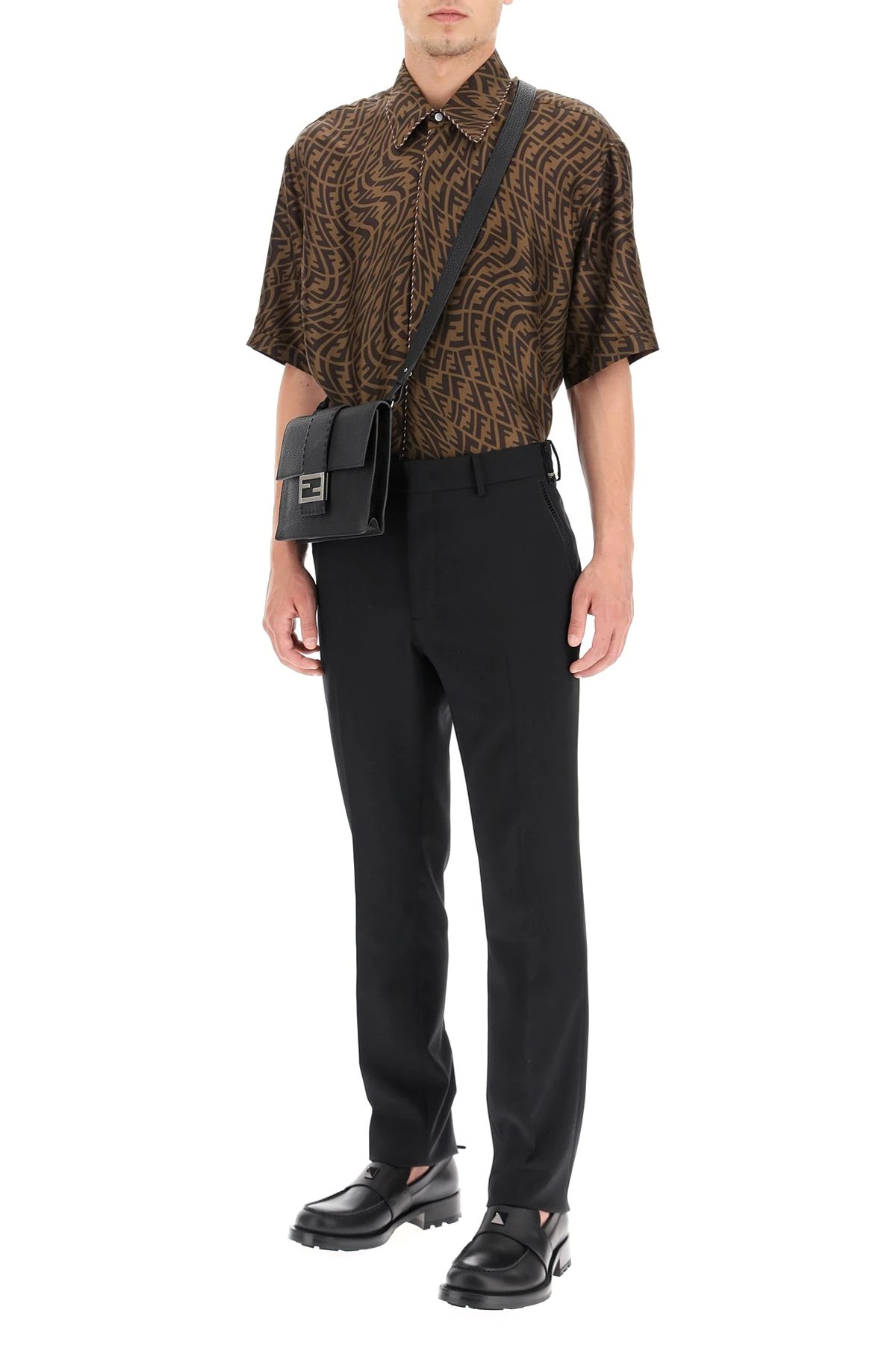 WOOL TROUSERS WITH A JOUR PATTERN - 2