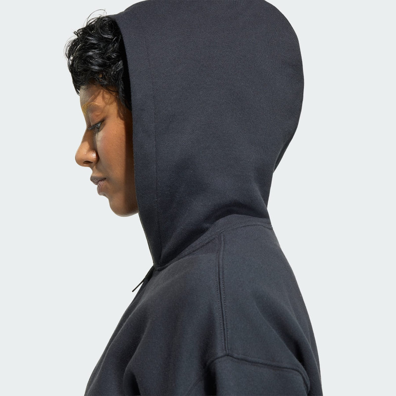 ESSENTIALS FLEECE CROPPED FZ HOODIE 6