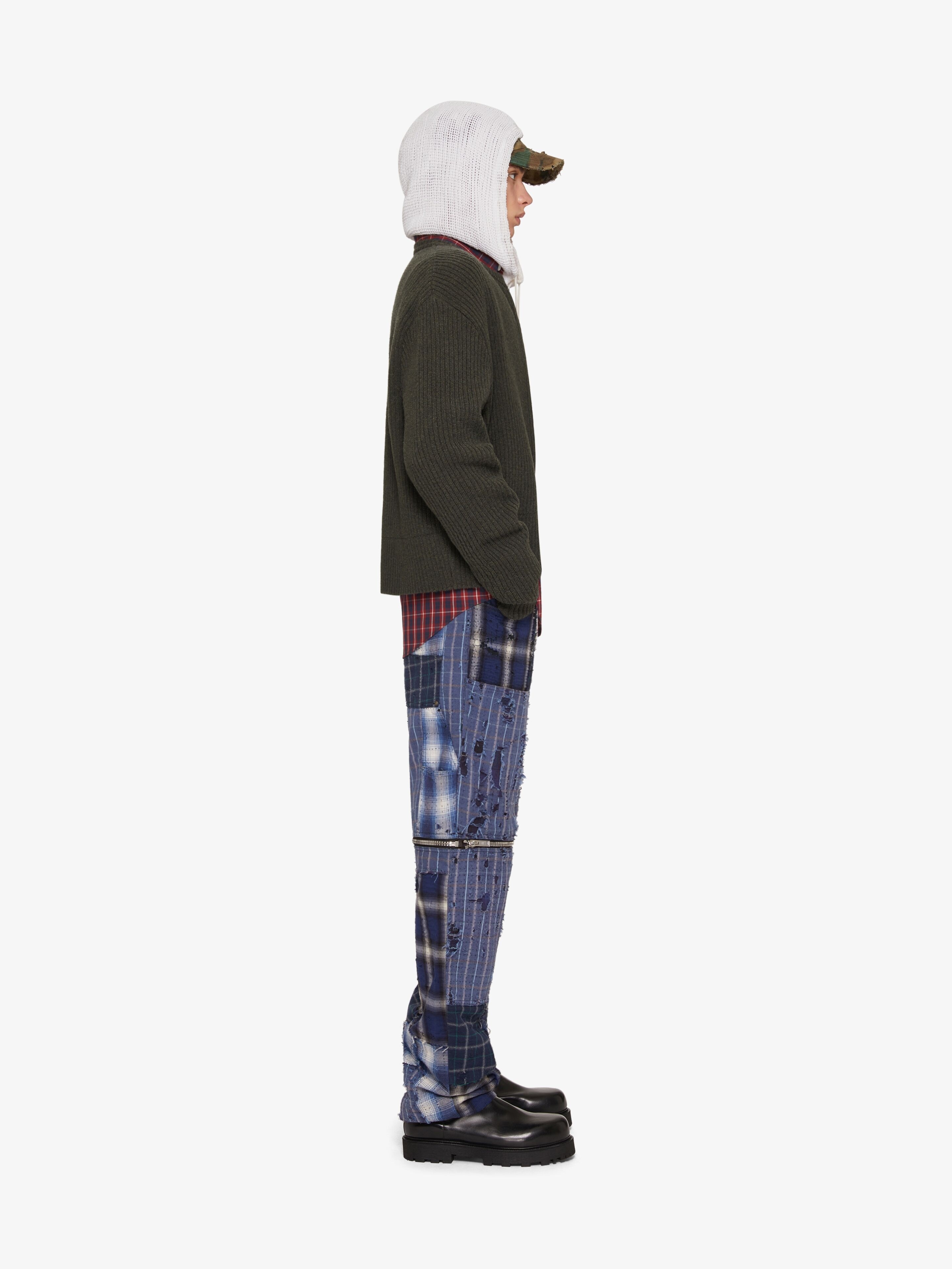 OVERSIZED CARDIGAN IN WOOL WITH FRONT ZIP - 3