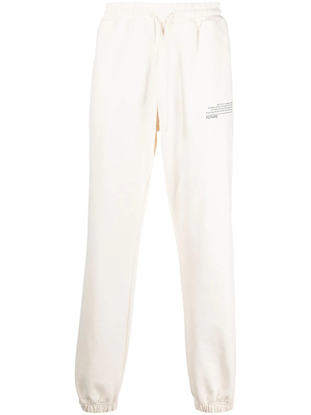 logo-print track pants - 1