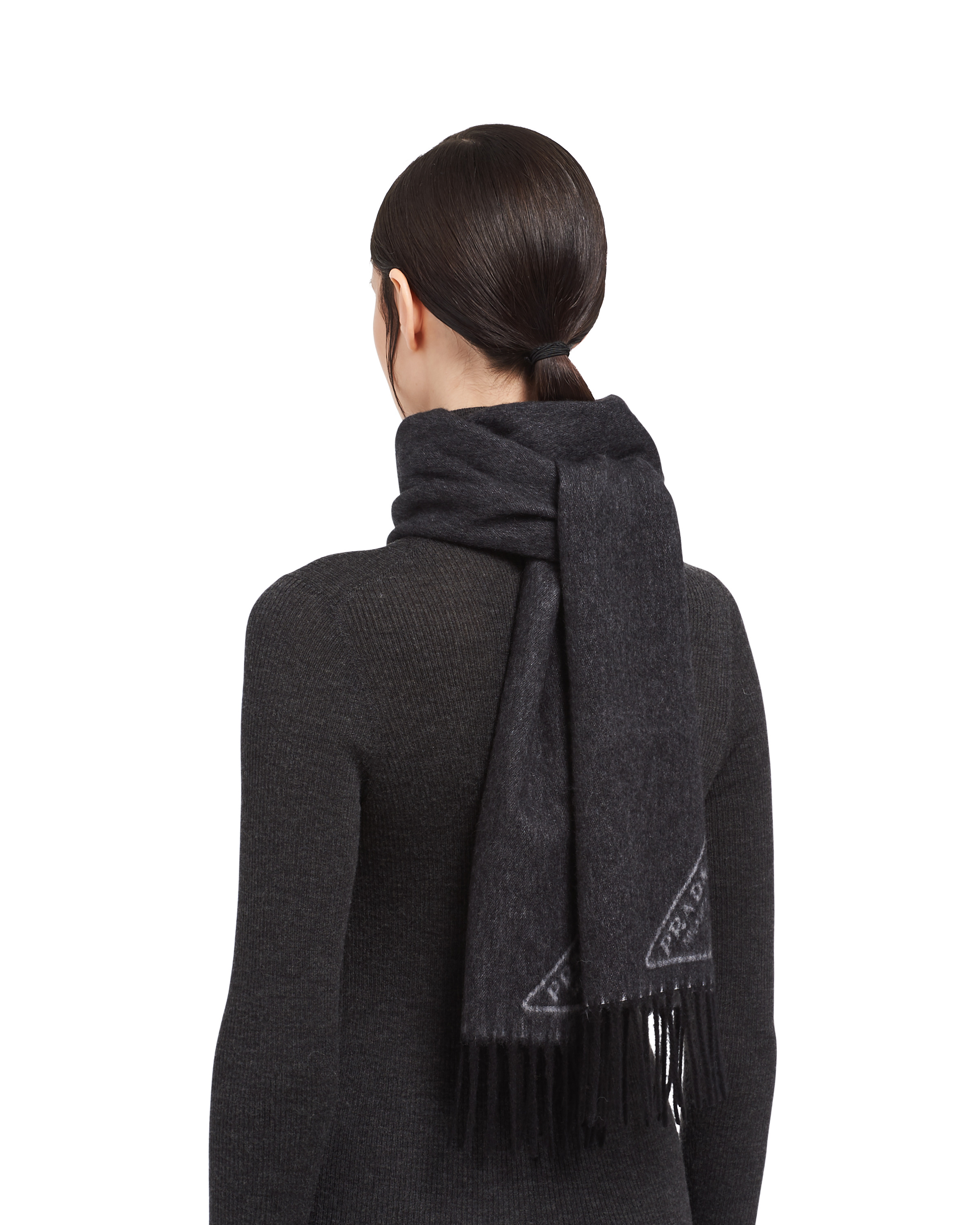 Double cashmere scarf - 3