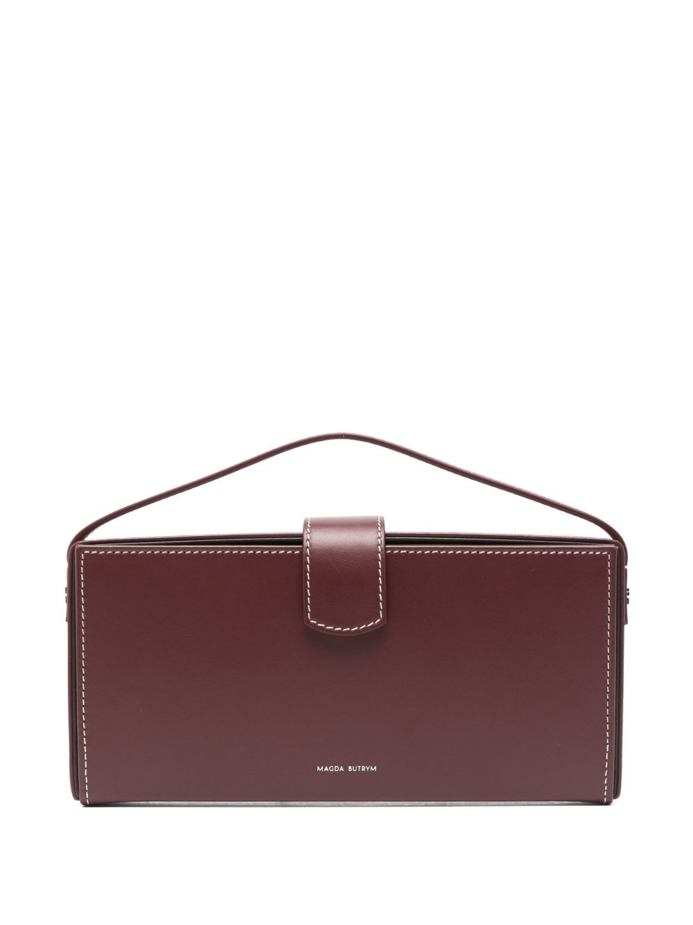 Apolonia top-handle leather tote bag - 1