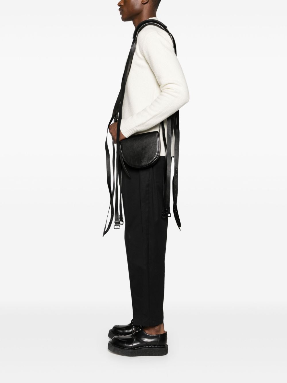 JINX CLUTCH WITH BELTS Bags Black "Black" - 2