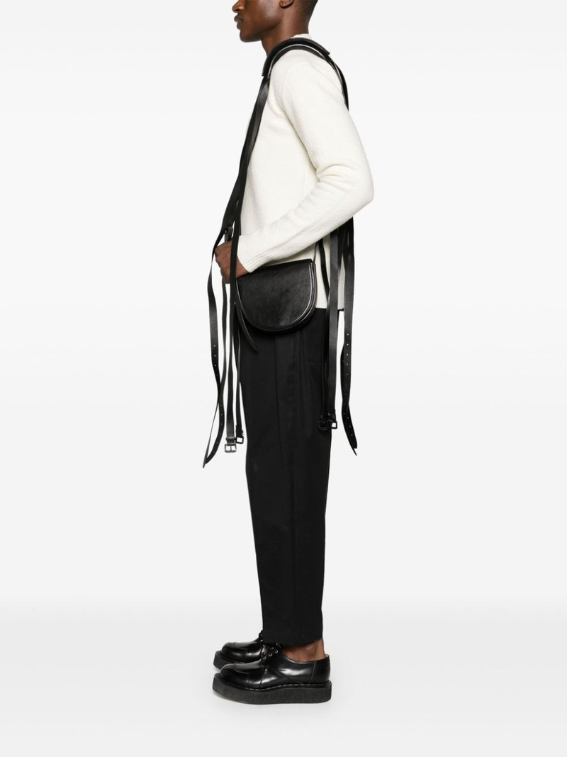 Ann Demeulemeester JINX CLUTCH WITH BELTS Bags Black "Black" outlook
