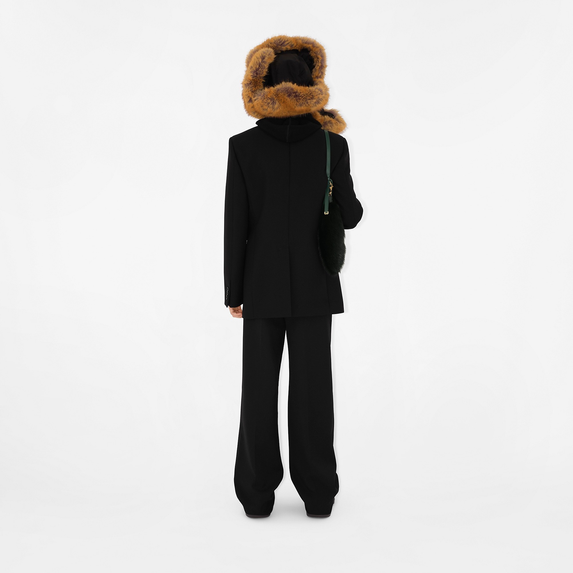 Wool Blend Tailored Trousers - 4