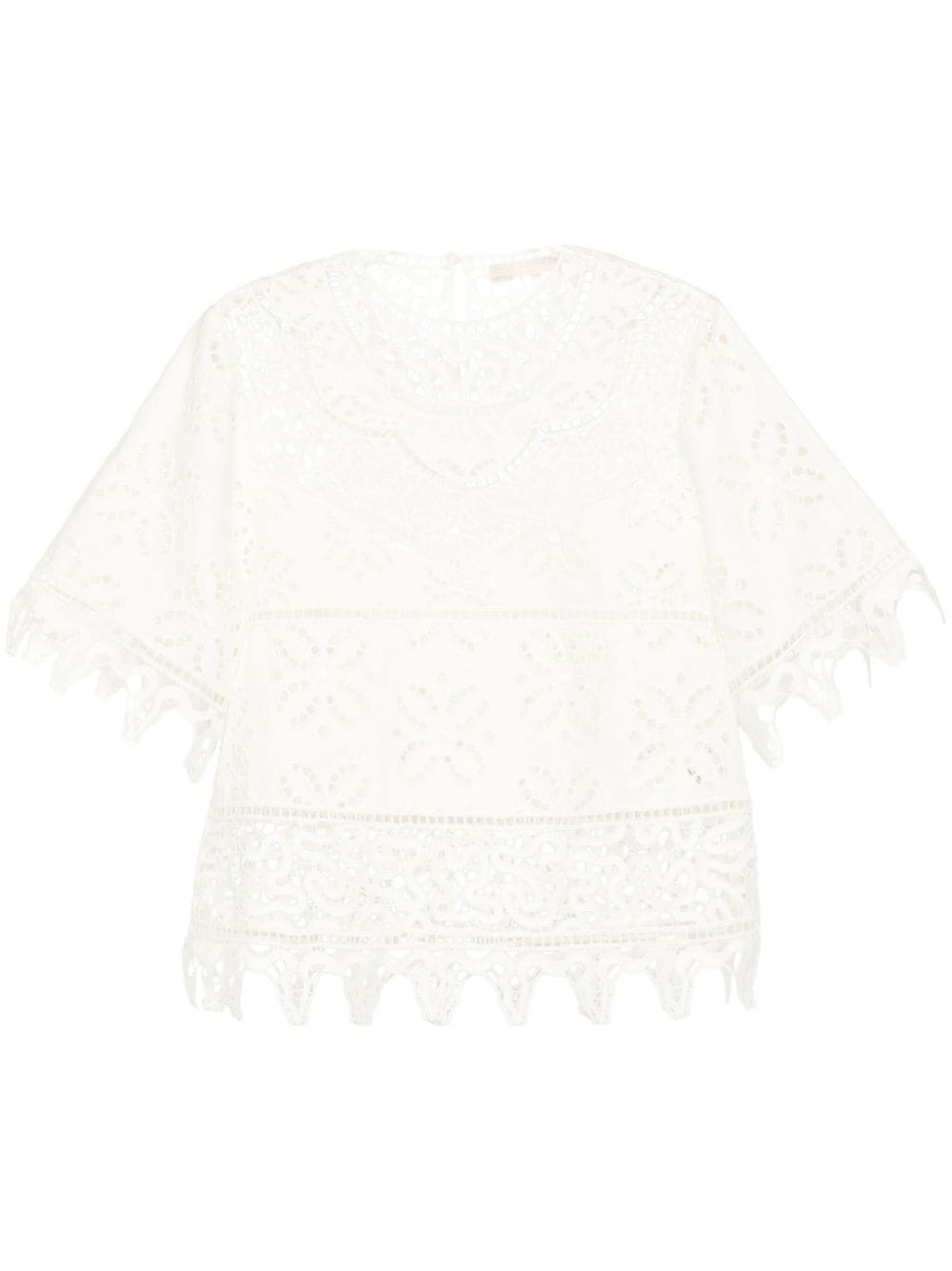 Aria broderie-anglaise blouse - 1