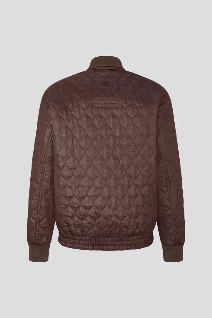 Peter Quilted jacket in Chocolate - 8