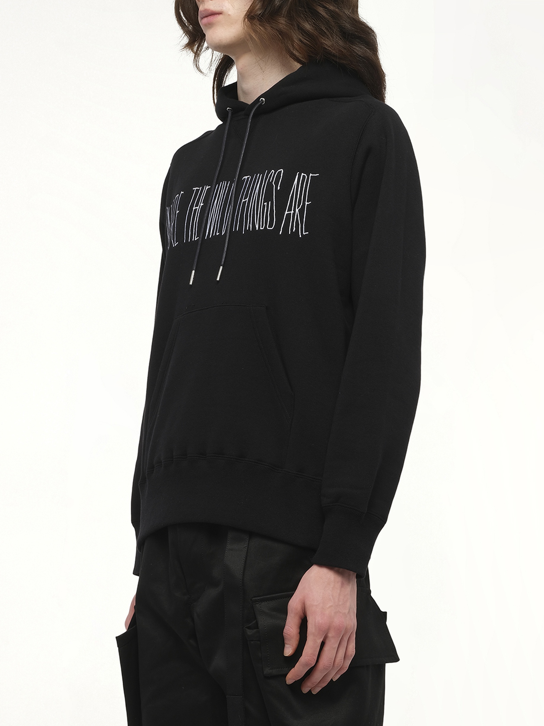 WHERE THE WILD THINGS ARE Logo Hoodie in Black - 5