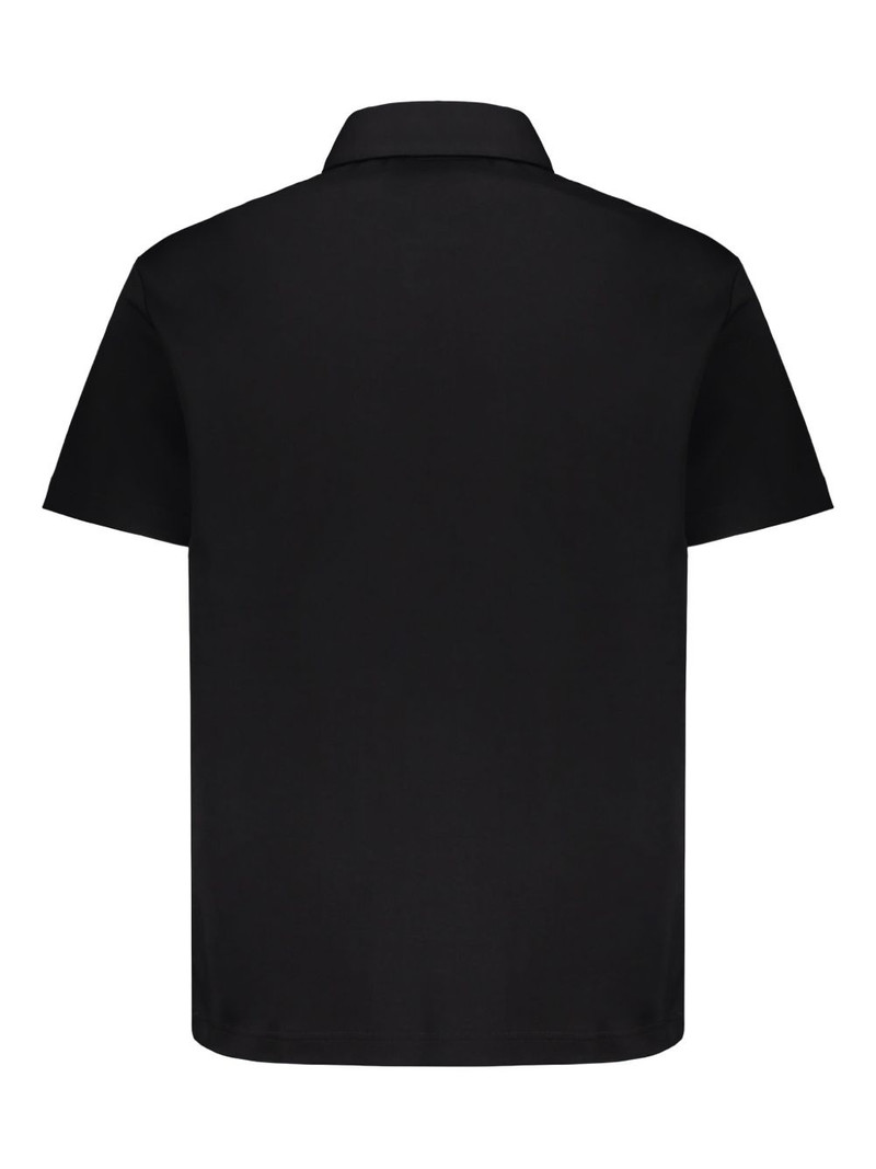 VERSACE short sleeve cotton polo shirt outlook