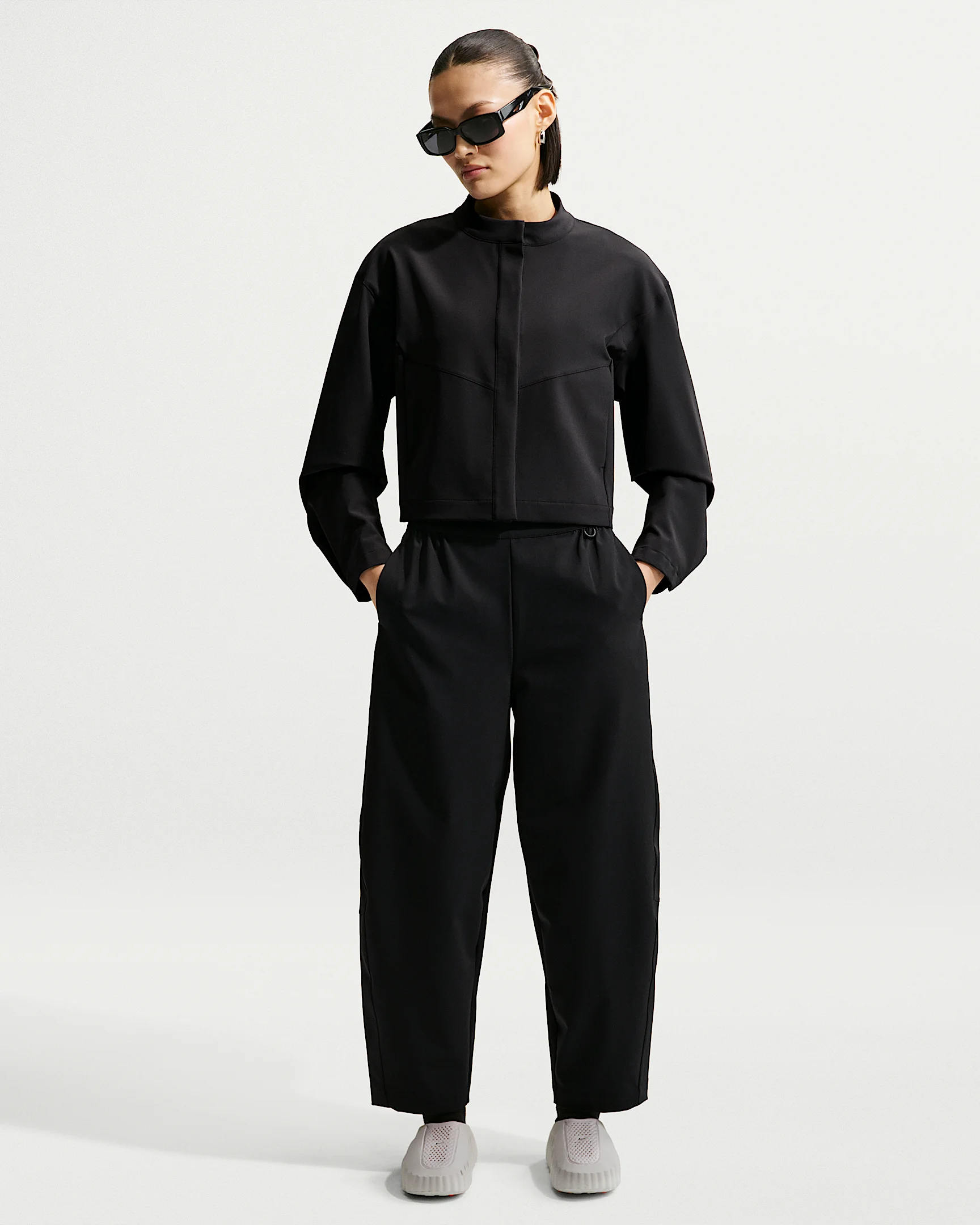 Nike 24.7 PerfectStretch Women's Dri-FIT High-Waisted Loose Barrel-Leg Pants - 1