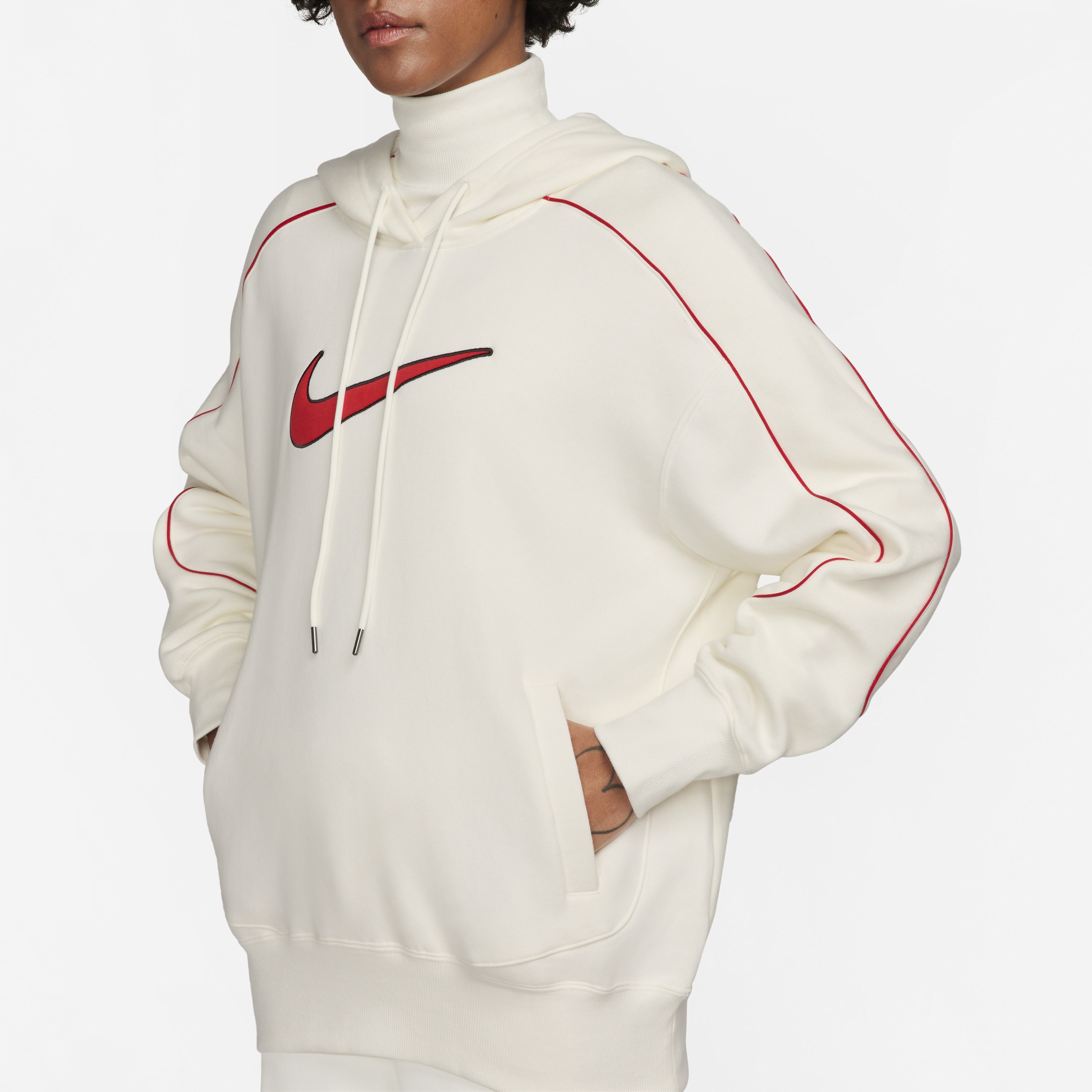 Women's Nike Sportswear Oversized Fleece Pullover Hoodie - 7